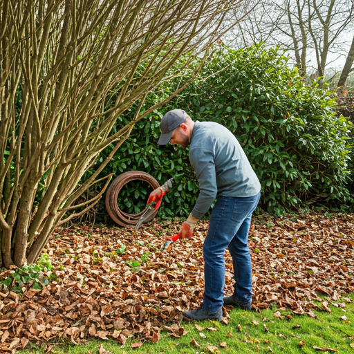 A garden cleared and tidied